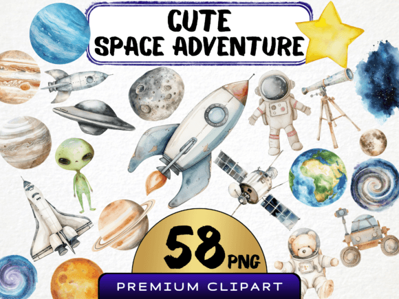 h1Watercolor Cute Space Clipart: A Brand Designer’s Review of Illustrations for Modern Marketing Visuals/h1