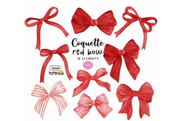 Red Coquette Bow Watercolor PNG Clipart: A Designer’s Honest Review for Branding & Marketing