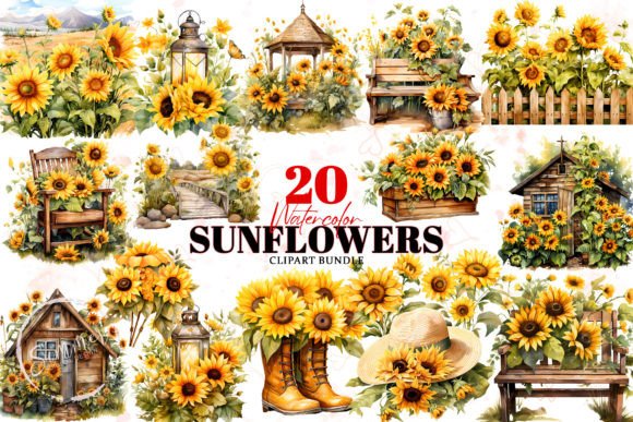 Sunflowers Summer Watercolor Clipart: A Designer’s Real-World Embroidery Review