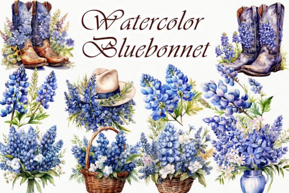 Texas Bluebonnet Watercolor Clipart: A Practical Review for Digital Sellers