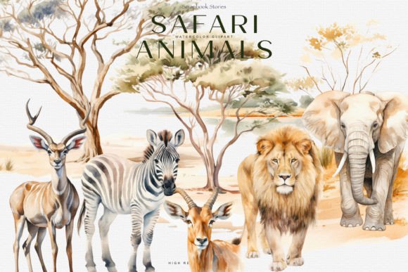 Watercolor Safari Animals Illustrations: A Brand Designer’s Honest Review