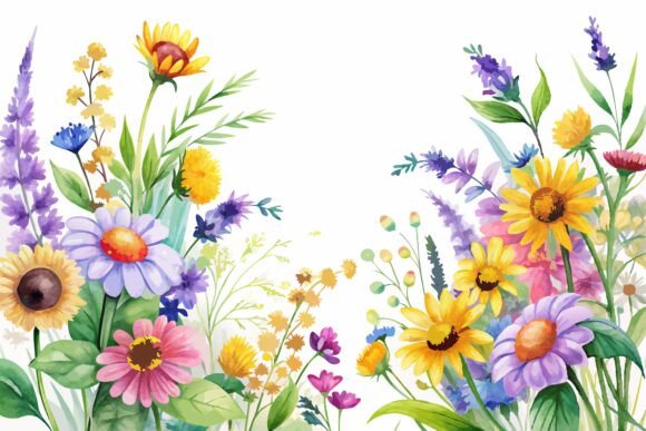 Wildflower Watercolor Corner Border: A Practical Designer’s Review for Local Branding and Packaging Use